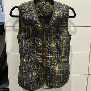 Barbour Vest - tartan plaid size US 4